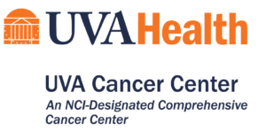 UVA Health Logo with a subtitle of UVA Cancer Center: An NCI-Designate Comprehensive Cancer Center